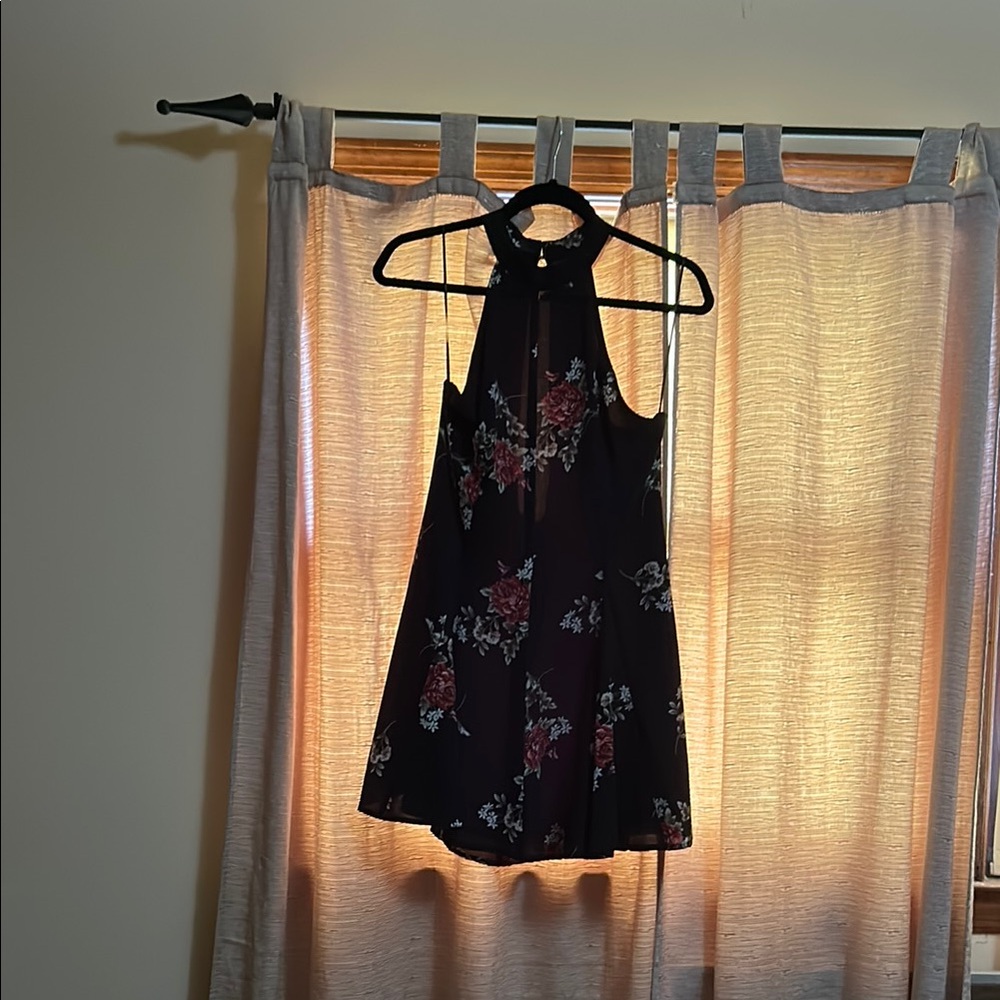 American Threads Floral Midi Dress